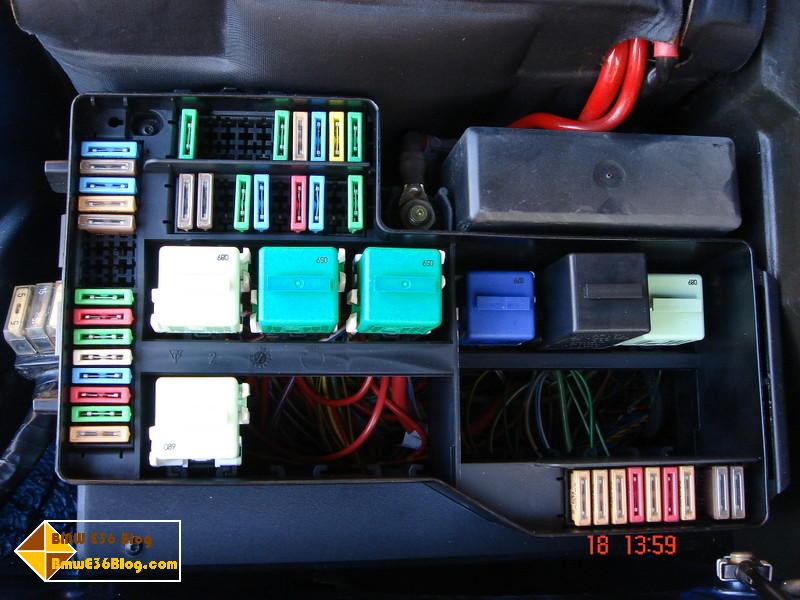 1999 Bmw z3 fuse box location