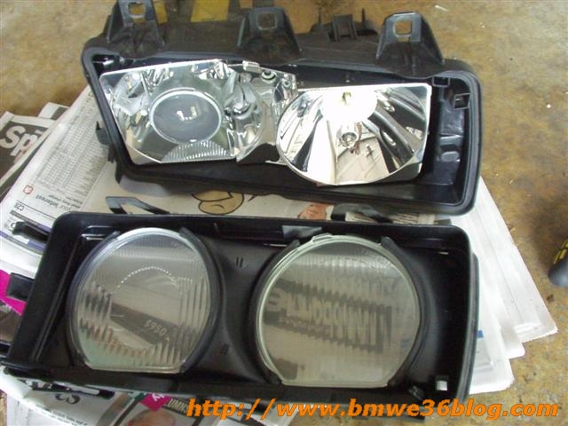 Bmw e36 headlights condensation #7