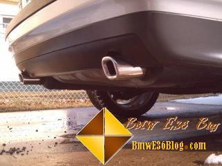 bmw e36 with double exhaust
